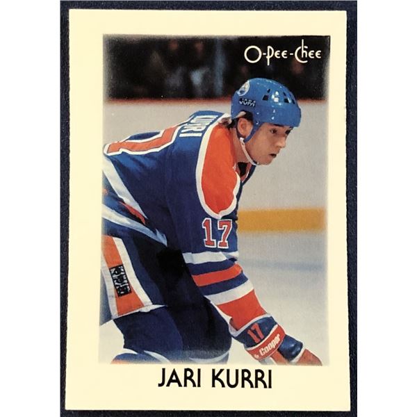 1987-88 O-PEE-CHEE NHL MINI - JARI KURRI (HOF)