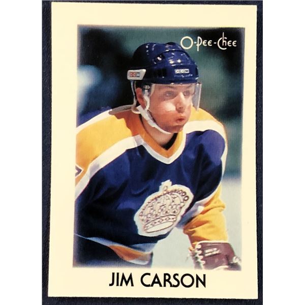 1987-88 O-PEE-CHEE NHL MINI - JIMMY CARSON