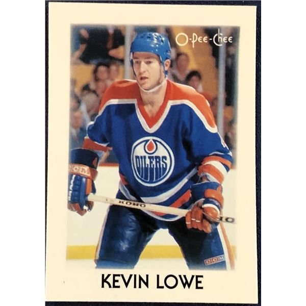 1987-88 O-PEE-CHEE NHL MINI - KEVIN LOWE (HOF)