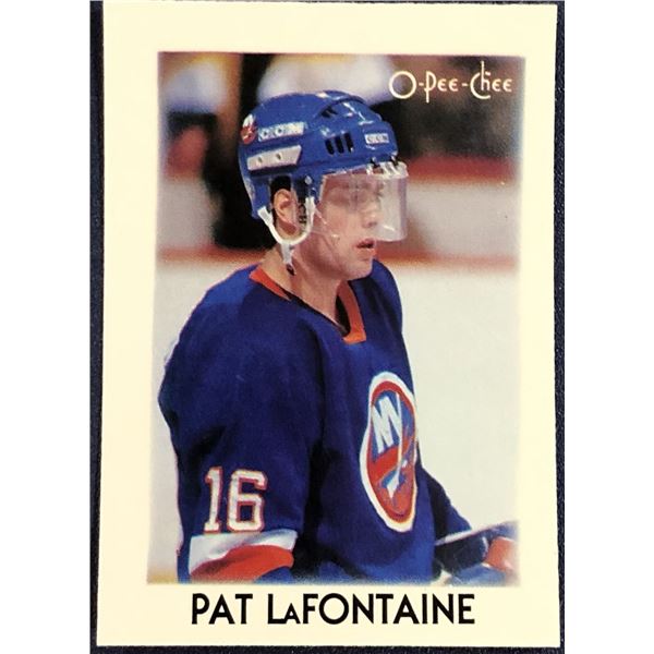 1987-88 O-PEE-CHEE NHL MINI - PAT LaFONTAINE (HOF)