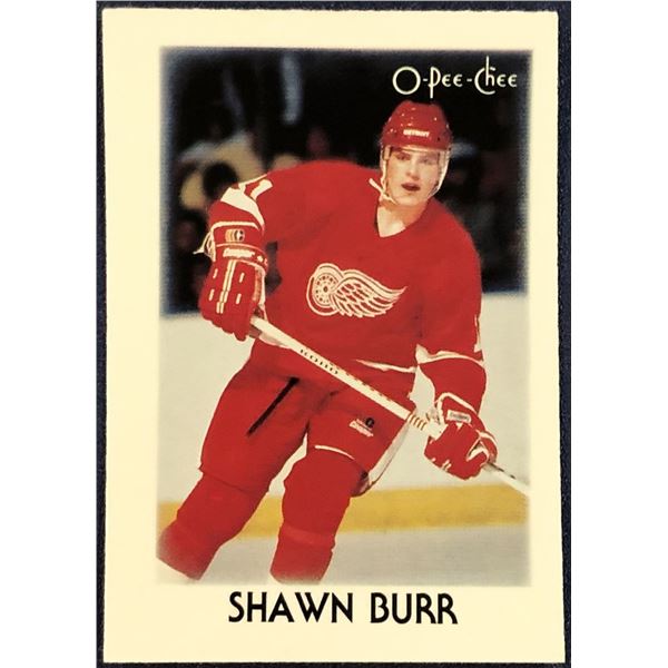 1987-88 O-PEE-CHEE NHL MINI - SHAWN BURR