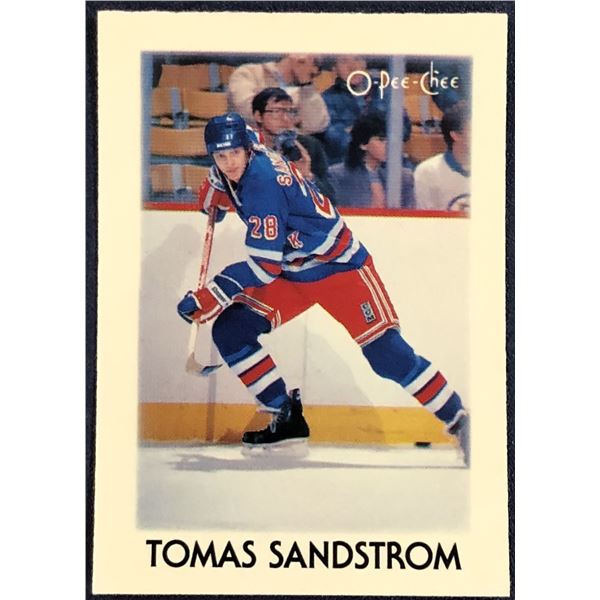 1987-88 O-PEE-CHEE NHL MINI - TOMAS SANDSTROM