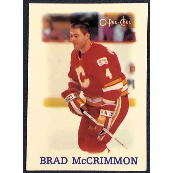 1988-89 O-PEE-CHEE NHL MINI - BRAD McCRIMMON