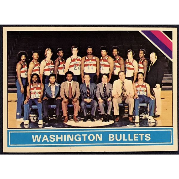 1975-76 TOPPS NBA WASHINGTON BULLETS