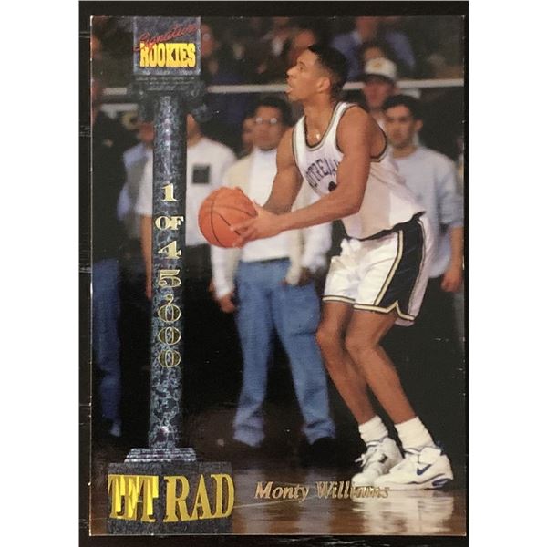 1994 TETRAD SIGNATURE ROOKIE - MONTY WILLIAMS