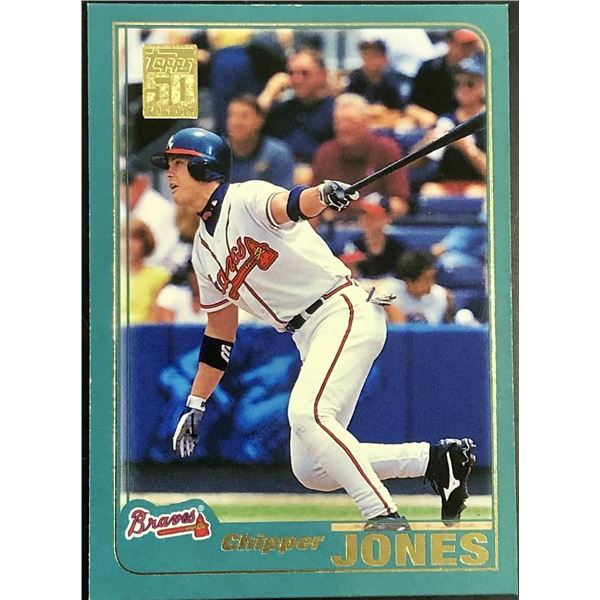 2001 TOPPS CHIPPER JONES (HOF)