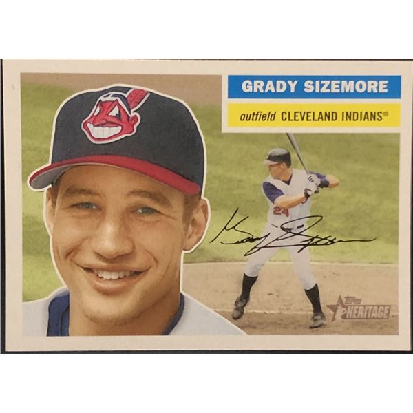 2005 TOPPS HERITAGE GRADY SIZEMORE ROOKIE CARD
