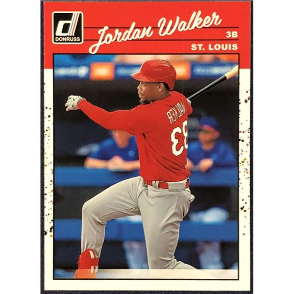 2023 DONRUSS JORDAN WALKER ROOKIE ERROR CARD