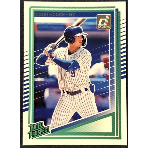 2025 DONRUSS BASEBALL COLIN HOUCK ROOKIE CARD