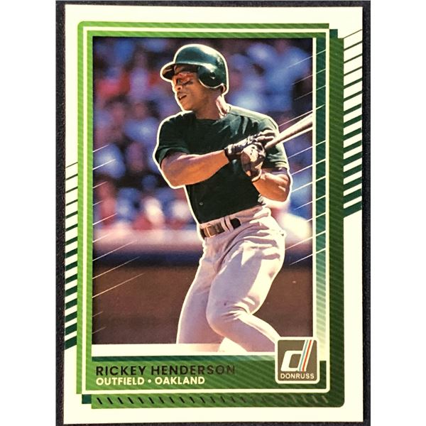 2025 DONRUSS BASEBALL RICKEY HENDERSON (HOF)