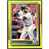 Image 1 : 2025 DONRUSS BASEBALL YELLOW FLASH DUSTIN PEDROIA
