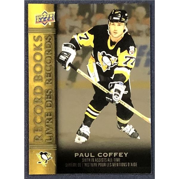 2023 UPPER DECK RECORD BOOKS PAUL COFFEY (HOF)