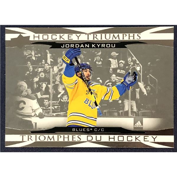 2023-24 UPPER DECK HOCKEY TRIUMPHS JORDAN KYROU