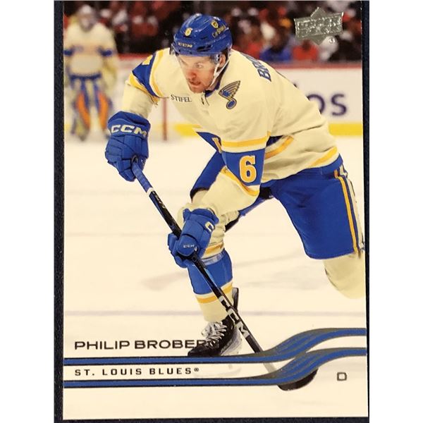 2025-26 UPPER DECK NHL HOCKEY PHILIP BROBERG