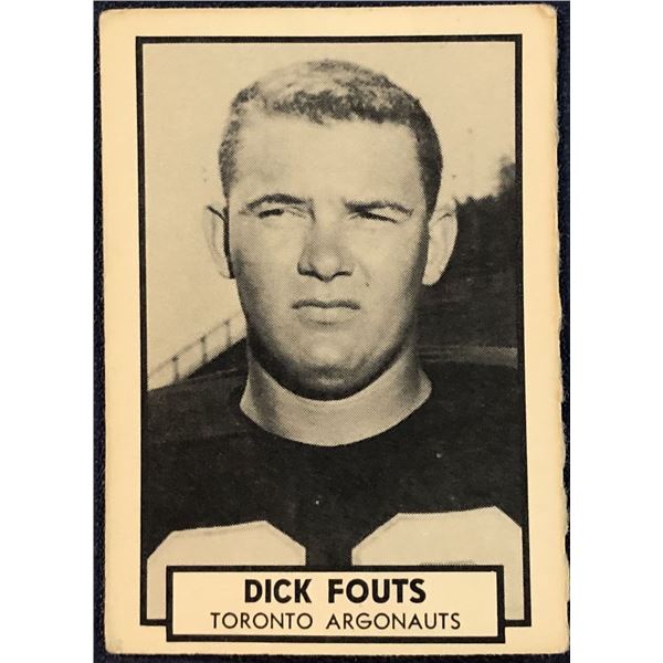 1962 O-PEE-CHEE CFL DICK FOUTS