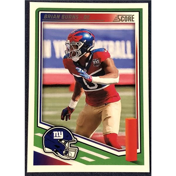 2025 SCORE NFL FOOTBALL BRIAN BURNS