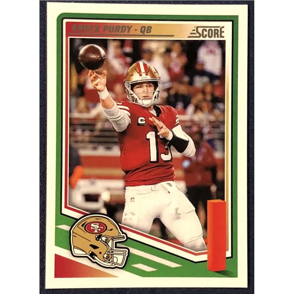 2025 SCORE NFL FOOTBALL BROCK PURDY