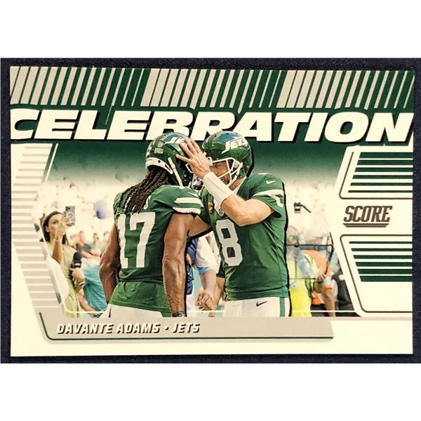 2025 SCORE NFL FOOTBALL CELEBRATION DAVANTE ADAMS