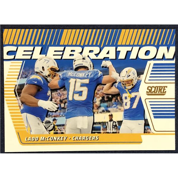 2025 SCORE NFL FOOTBALL CELEBRATION LADD McCONKEY