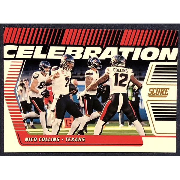 2025 SCORE NFL FOOTBALL CELEBRATION NICO COLLINS