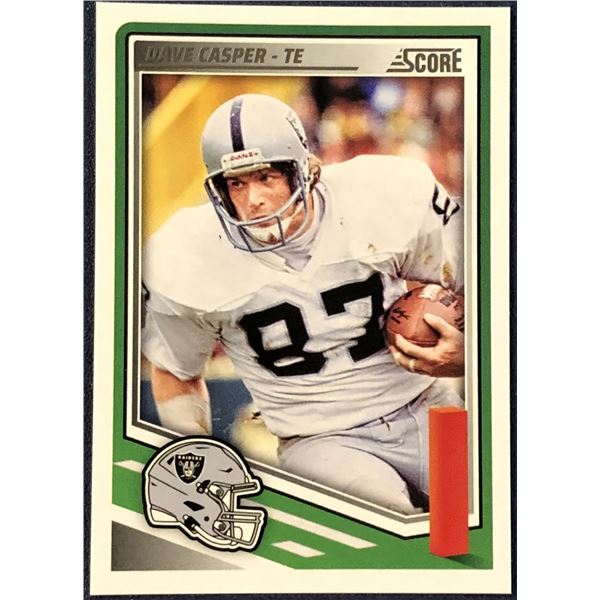2025 SCORE NFL FOOTBALL DAVE CASPER (HOF)
