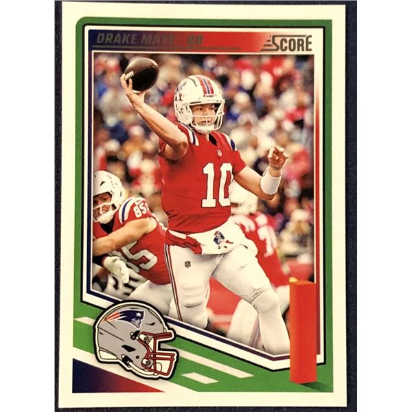 2025 SCORE NFL FOOTBALL DRAKE MAYE ROOKIE CARD