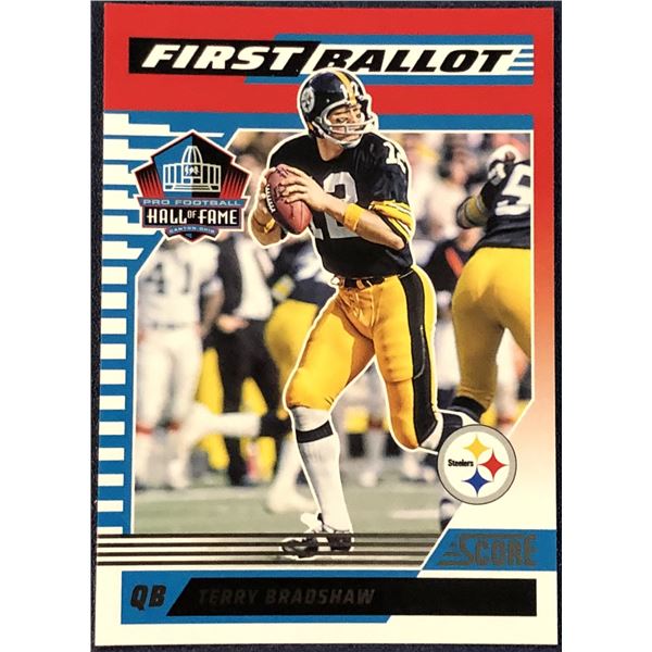 2025 SCORE NFL FOOTBALL FIRST BALLOT TERRY BRADSHAW (HOF)