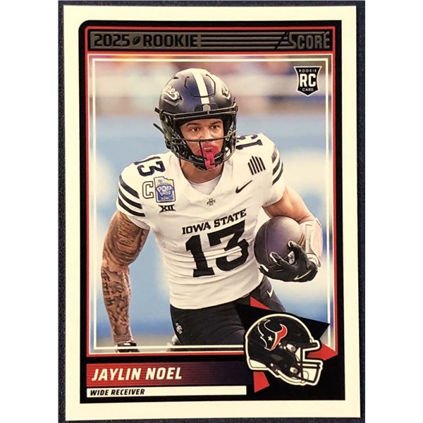 2025 SCORE NFL FOOTBALL JAYLIN NOEL ROOKIE CARD