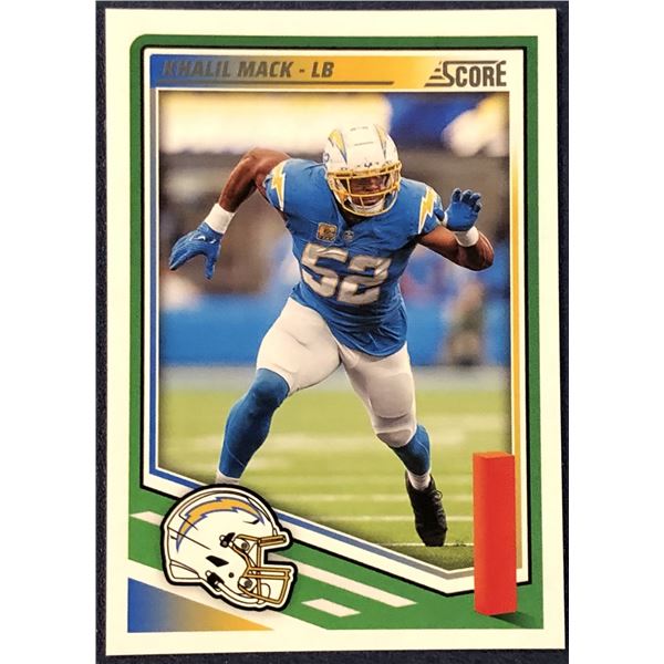 2025 SCORE NFL FOOTBALL KHALIL MACK