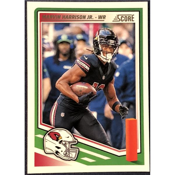 2025 SCORE NFL FOOTBALL MARVIN HARRISON JR. ROOKIE CARD