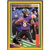 Image 1 : 2025 SCORE NFL FOOTBALL ORANGE VARIATION LAMAR JACKSON