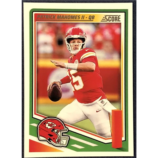 2025 SCORE NFL FOOTBALL PATRICK MAHOMES