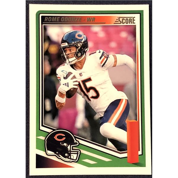 2025 SCORE NFL FOOTBALL ROME ODUNZE ROOKIE CARD