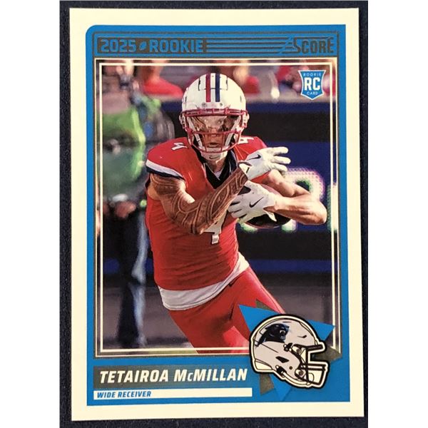 2025 SCORE NFL FOOTBALL TETAIROA McMILLAN ROOKIE CARD