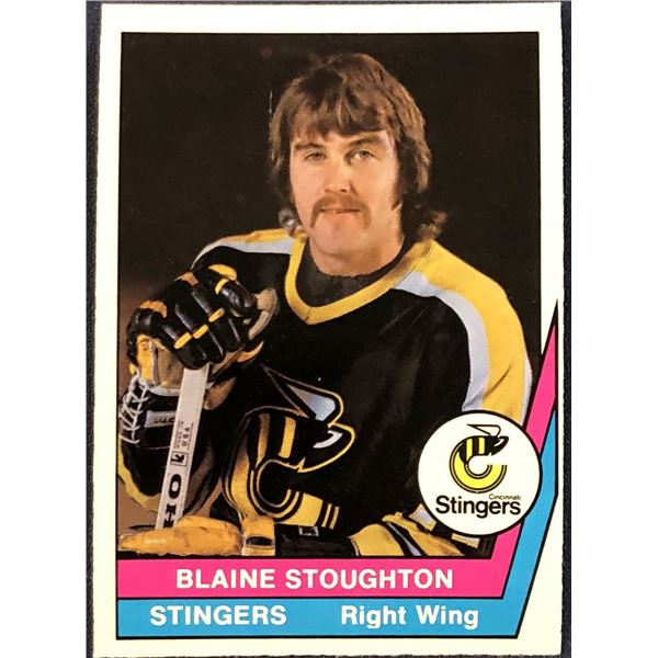 1977-78 O-PEE-CHEE WHA BLAINE STOUGHTON