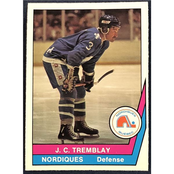 1977-78 O-PEE-CHEE WHA J.C. TREMBLAY