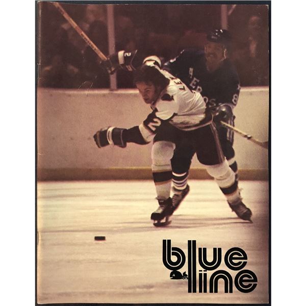 1977-78 WHA GAME PROGRAM - HARTFORD WHALERS vs WINNIPEG JETS