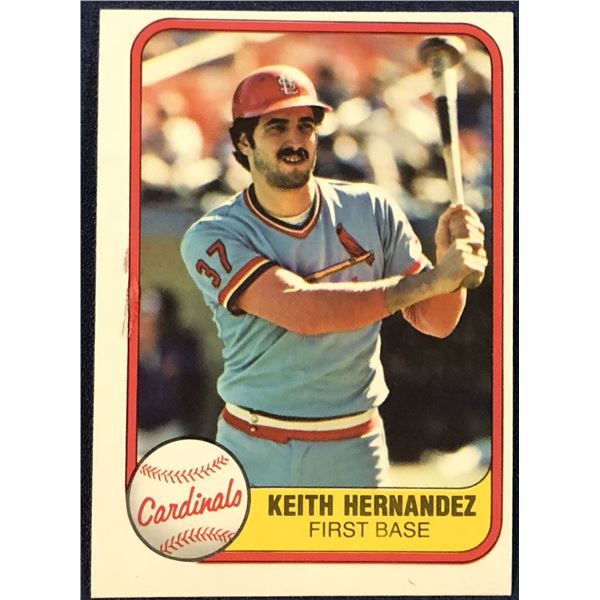 1981 FLEER KEITH HERNANDEZ (HOF)