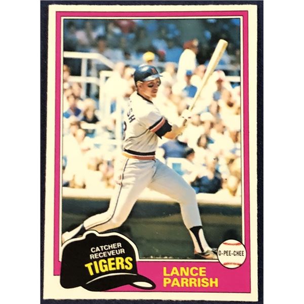 1981 O-PEE-CHEE MLB LANCE PARRISH