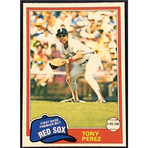 1981 O-PEE-CHEE MLB TONY PEREZ (HOF)