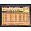 Image 2 : 1984 O-PEE-CHEE DAVE WINFIELD (HOF)
