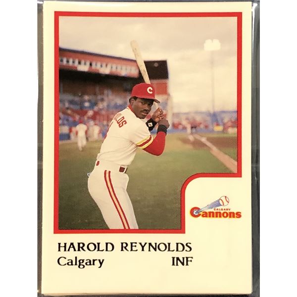 1986 PRO CARDS INC. MiLB CALGARY CANNONS TEAM SET - HAROLD REYNOLDS