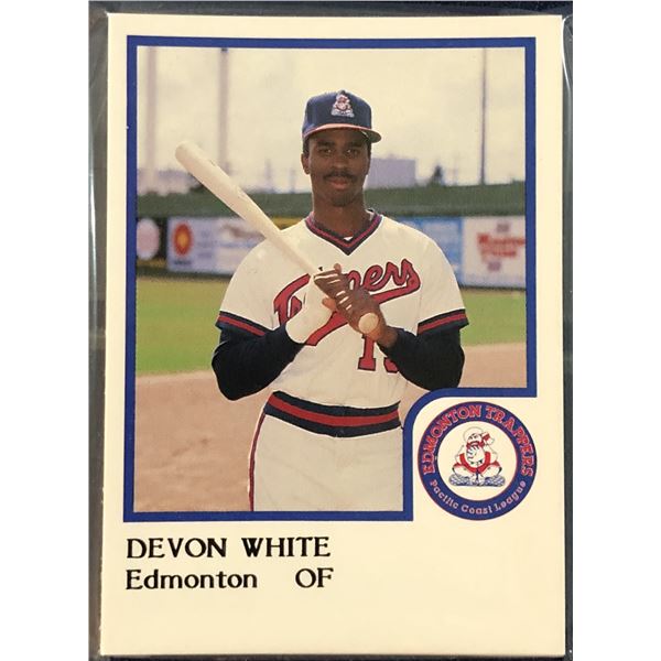 1986 PRO CARDS INC. MiLB EDMONTON TRAPPERS TEAM SET - DEVON WHITE