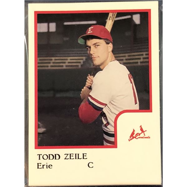 1986 PRO CARDS INC. MiLB ERIE CARDINALS TEAM SET - TODD ZEILE