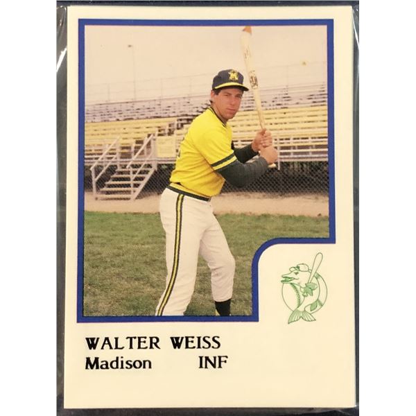 1986 PRO CARDS INC. MiLB MADISON MUSKIES TEAM SET - WALT WEISS