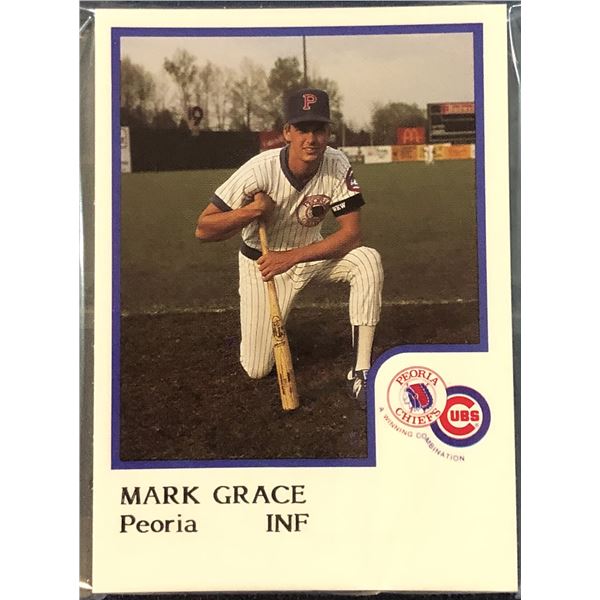 1986 PRO CARDS INC. MiLB PEORIA CHIEFS TEAM SET - MARK GRACE