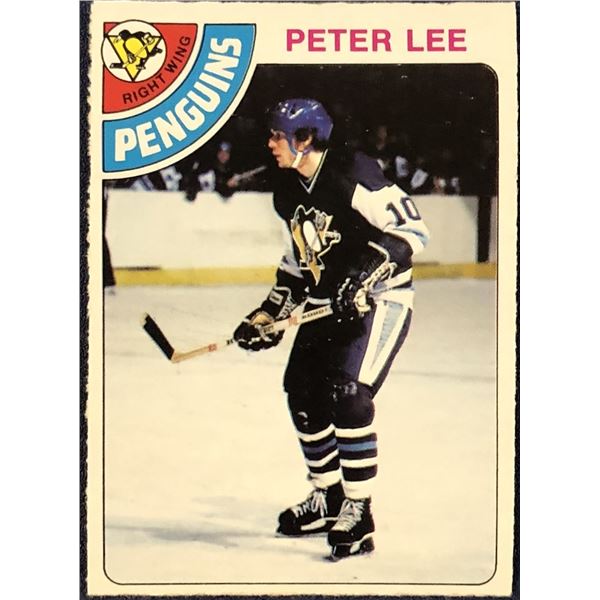1978-79 O-PEE-CHEE PETER LEE ROOKIE CARD