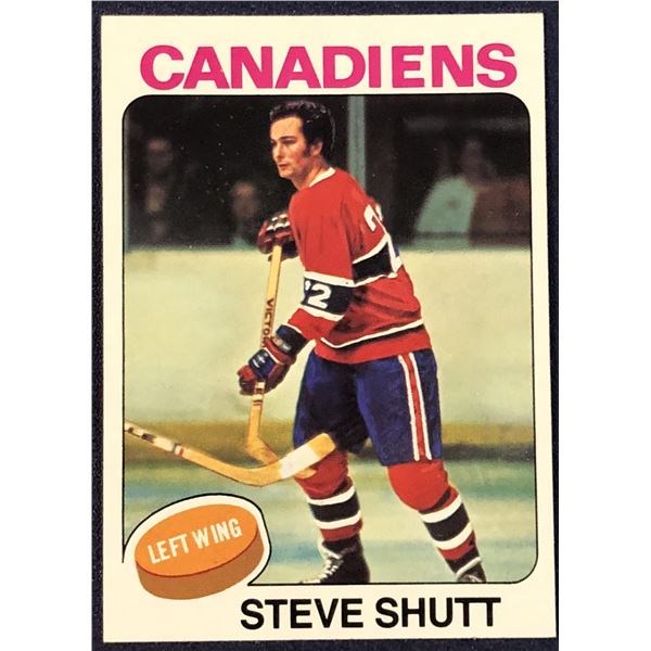 1975-76 TOPPS NHL HOCKEY STEVE SHUTT (HOF)