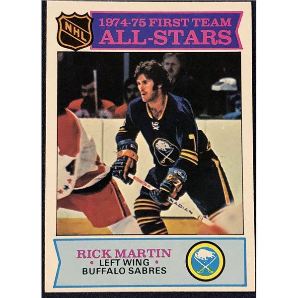1975-76 TOPPS NHL HOCKEY RICK MARTIN (HOF)