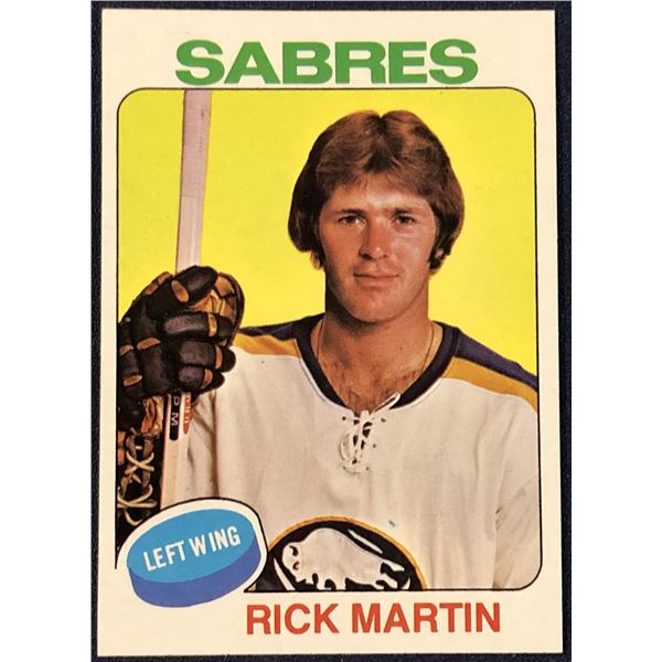 1975-76 TOPPS NHL HOCKEY RICK MARTIN (HOF)